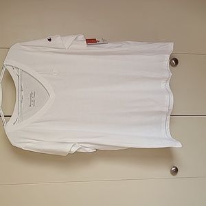 V-neck white tee Champion NWT 2x